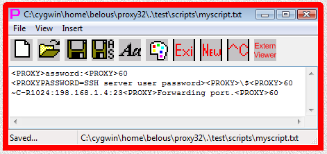Fig.33. Modified I-SCRIPT file in the Proxy32 script editor